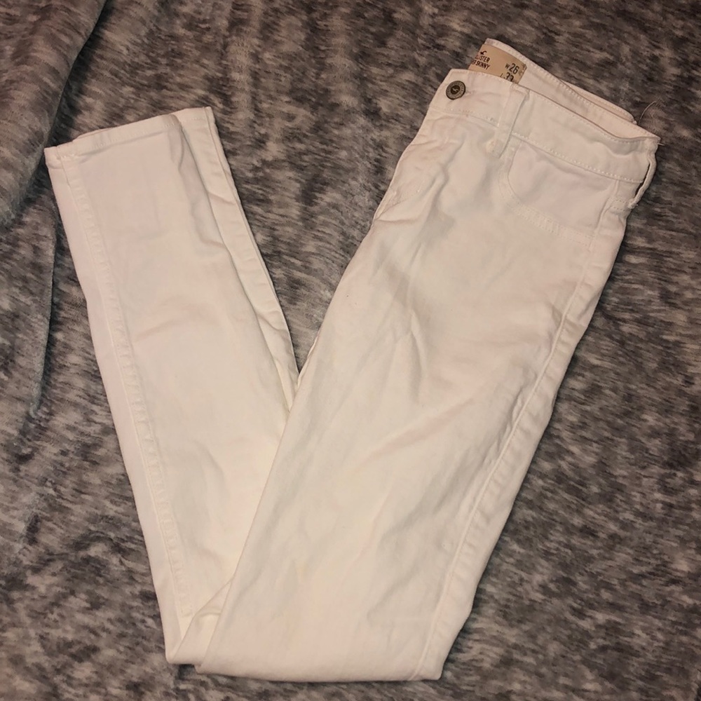 Hollister Super Skinny White Jeans